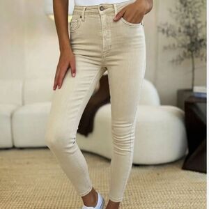 JUDY BLUE GARMENT DYED SKINNY LEG JEANS PANTS HIGH WAIST WOMENS PLUS SIZE 15